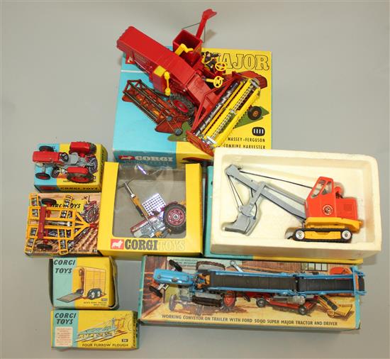 A Corgi Major 111780 combine harvester,